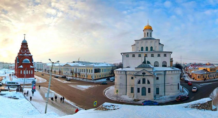 Пешеходная прогулка с гидом! Скидка 50% на осмотр основных достопримечательностей в исторической части города Владимира.