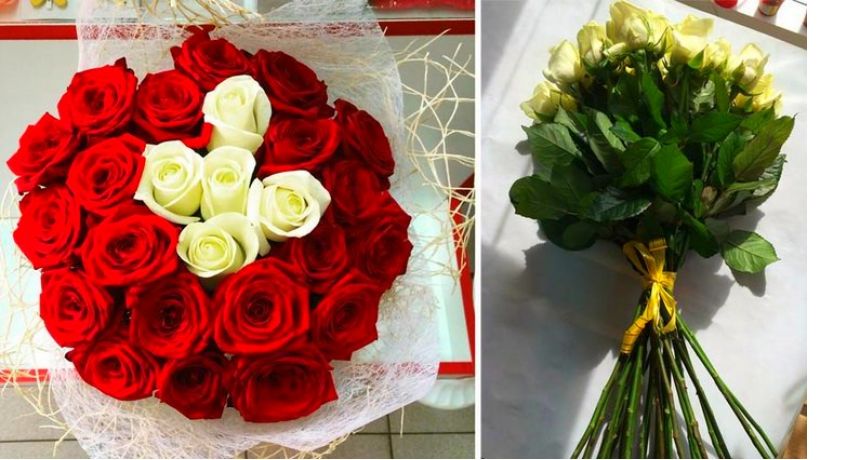 Подарите своим любимым красивое счастье! Скидка 50% на шикарный букет из 25 роз в мастерской букетов и подарков «25 цветов».