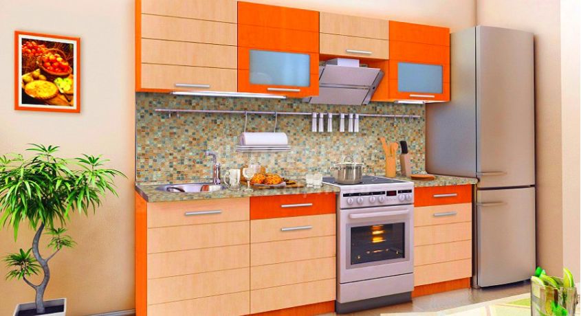 Кухонный гарнитур за 12885 рублей! Кухня "Милена" со скидкой 50% от магазина мебели «STOLLINE».