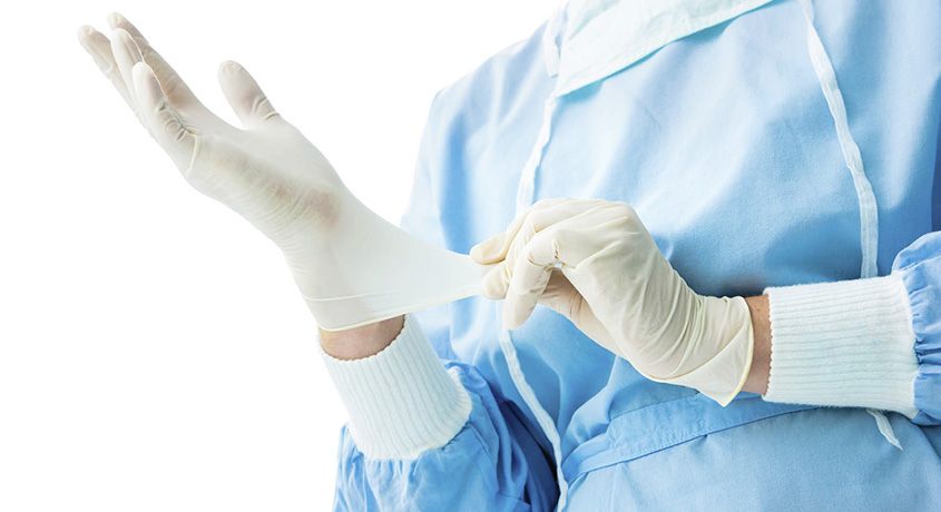 Оптимальная защита доктора и пациента! Латексные перчатки «Sempercare» со скидкой 50% от компании «Ника».