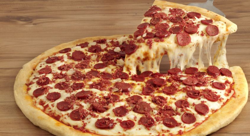 Stop диета! Пицца Немецкая или пицца Лосось со скидкой 50% от службы доставки «Васаби33»