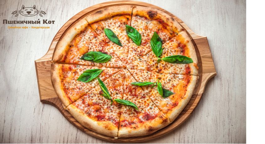 Итальянская пицца карне, маргарита, охотничья, с морепродуктами, с пряным цыпленком или четыре сыра со скидкой 50%.