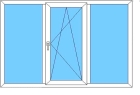 Пластиковое окно Rehau 70, поворотно-откидное, 1 створка, 2 камерный стеклопакет, 2000х1400