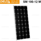 Солнечная батарея монокристаллическая Delta SM 100-12 M 100Вт