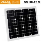 Солнечная батарея монокристаллическая Delta SM 30-12 M 30Вт
