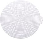 Дренажный коврик полимерный, белый, круг 14,8 см