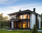 Проект двухэтажного финского дома 