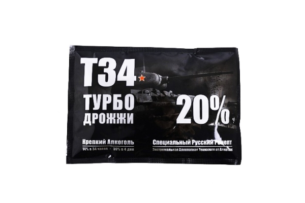ДРОЖЖИ СПИРТОВЫЕ ALCOTEC «TURBO Т-34»