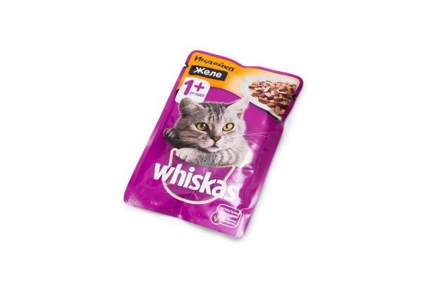 Консервы для кошек Whiskas (желе с индейкой)