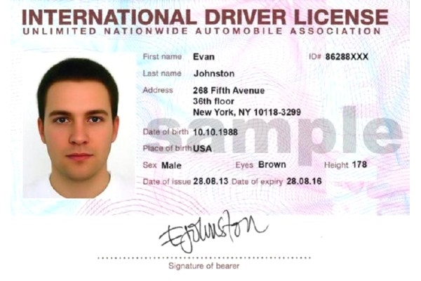 Перевод водительского удостоверения на английский
