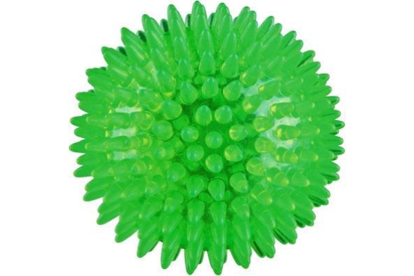 Мяч мягкий массажный ЕЖИК 8,5 см зеленый фрюр МалышОК Альпина Пласт