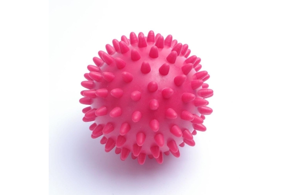 Мяч массажный ЕЖИК 12 см розовый Альпина Пласт