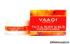 Скраб для лица и тела с грецким орехом и абрикосом Ваади Vaadi face, body scrub walnum, apricot 90 гр