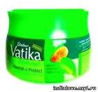 Крем для укладки волос Dabur Vatika Nourish & Protect (питание и защита) 140 мл