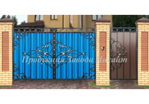 Кованные ворота «Олимпия МП С8»