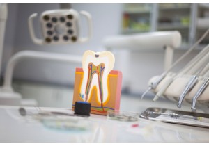 Лечение периодонтита постоянного зуба (3 канала)+ частичная реставрация