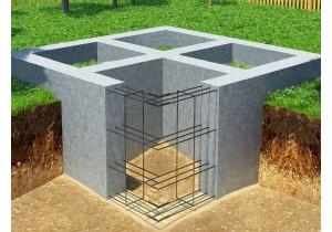 Ленточный фундамент 6x8x0,4 м