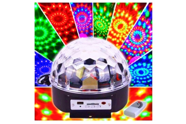 Светодиодный диско-шар с динамиками и MP3 плеером