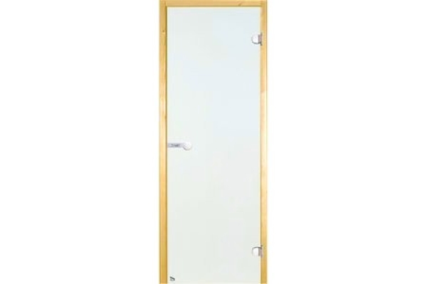 Дверь Harvia для хамама, 9×21, осина/прозрачное стекло