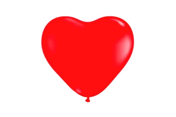 Гелиевое сердце 10 дюймов