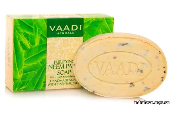 Антибактериальное мыло Патти Ним Ваади (Vaadi neem Patti soap) 75 гр