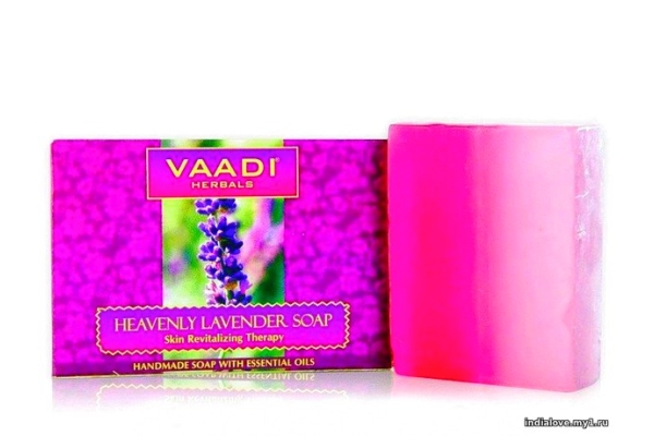  Восстанавливающее мыло для лица и тела Лаванда, Розмарин Ваади (Vaadi Lavender Rosemary Soap) 75 гр