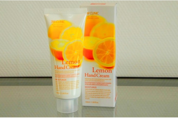 Крем для рук Лимон Moisturizing LemonHand Cream 100ml 3W Clinic
