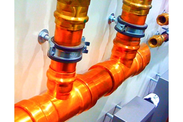 Монтаж труб водоснабжения/отопления  (медь) - Ø 12-18 мм.