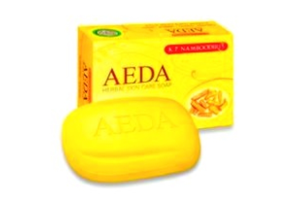 Аюрведическое мыло на травах Аеда с куркумой Aeda Herbal skin care soap (Turmeric) 