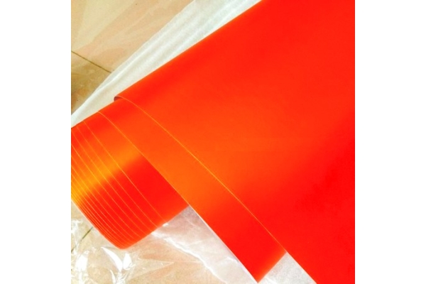 оранжевая глянцевая пленка K88041 airealease