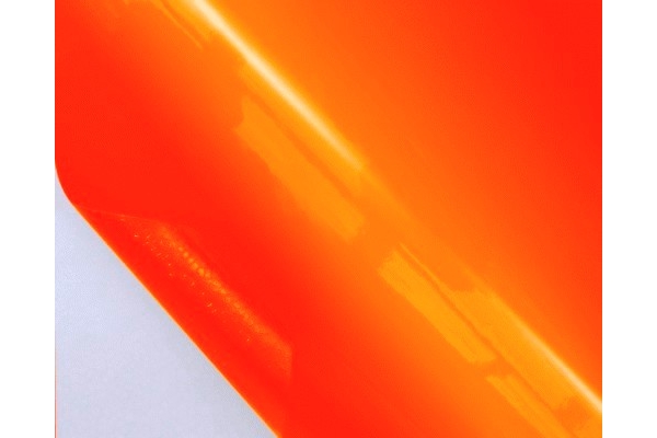 оранжевая глянцевая пленка K88041 airealease