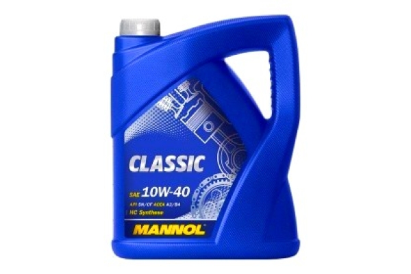 Масло моторное MANNOL Classic 10W40 (полусинтетическое)