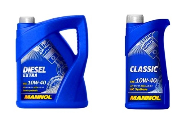 Масло моторное MANNOL Diesel Extra 10W40 (полусинтетическое)