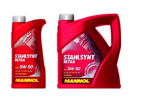 Масло моторное MANNOL Stahlsynt Ultra 5W50 (синтетическое)