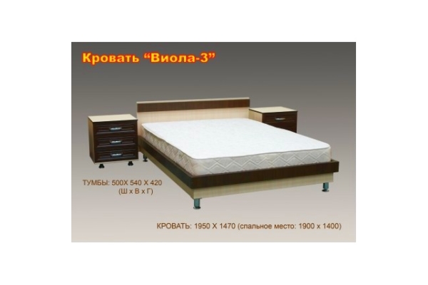 Кровать «ВИОЛА-3» 