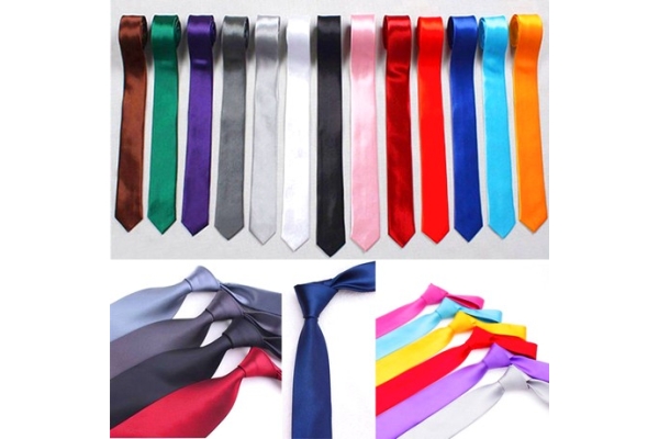Однотонный галстук
