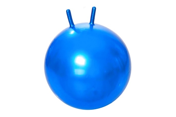 Мяч для занятий физкультурой (с рожками, с насосом, 55 см) M-355 