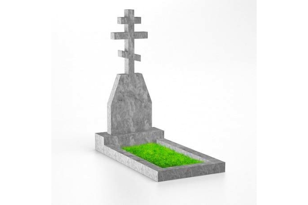 Надгробный памятник из мрамора № 1