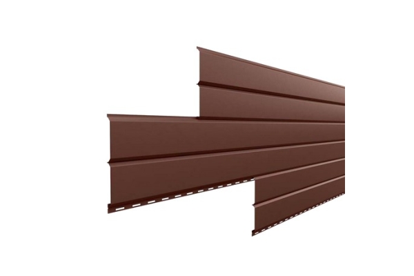Сайдинг Lбрус-15х240 NormanMP (Коричневый шоколад)