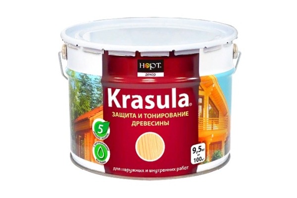 Krasula защита и тонирование древесины 