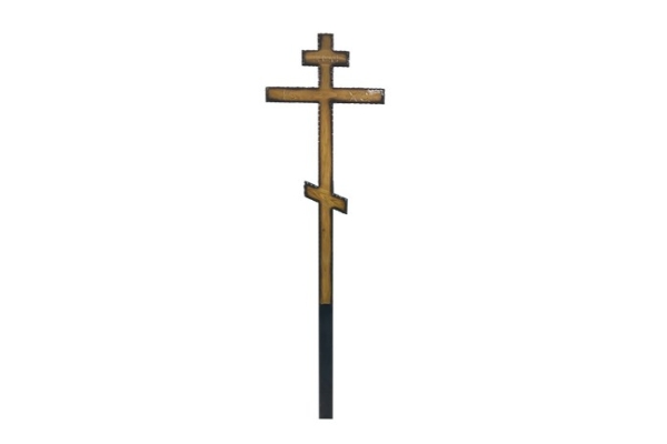 Надгробный крест лакированный