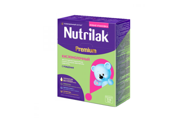 Молочная смесь Nutrilak кисломолочный с рождения, 350г