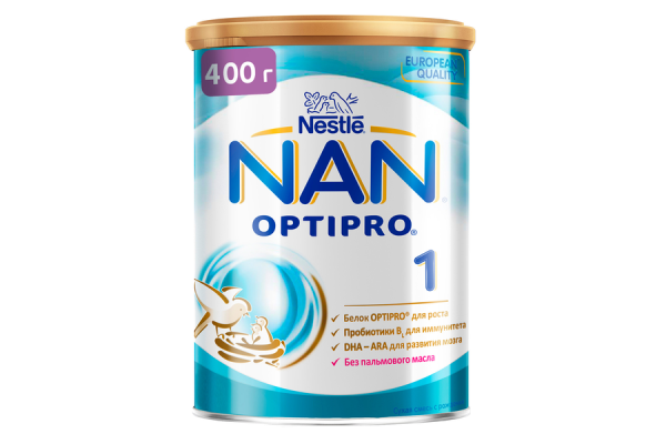 Молочная смесь NAN 1 Optipro с рождения, 400г