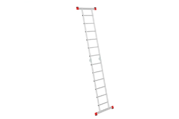 Лестница шарнирная двухсекционная 6 ступеней
