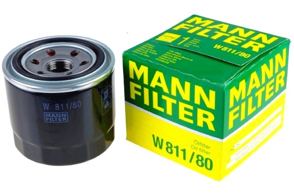Масляный фильтр Hyundai Solaris, (W81180 MANN) MANN-FILTER 