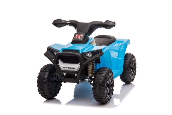 Детский электроквадроцикл Zhehua Technology (пластиковые колеса, свет, звук) синий XH116