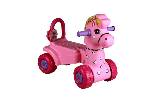 Каталка детская Лошадка розовая М3896