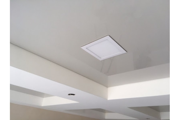 Монтаж светодиодных светильников в натяжной потолок