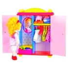 Кукла Кэрри с комплектом одежды и шкафом GOKI