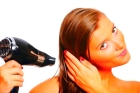 Укладка волос феном (включая мытье)